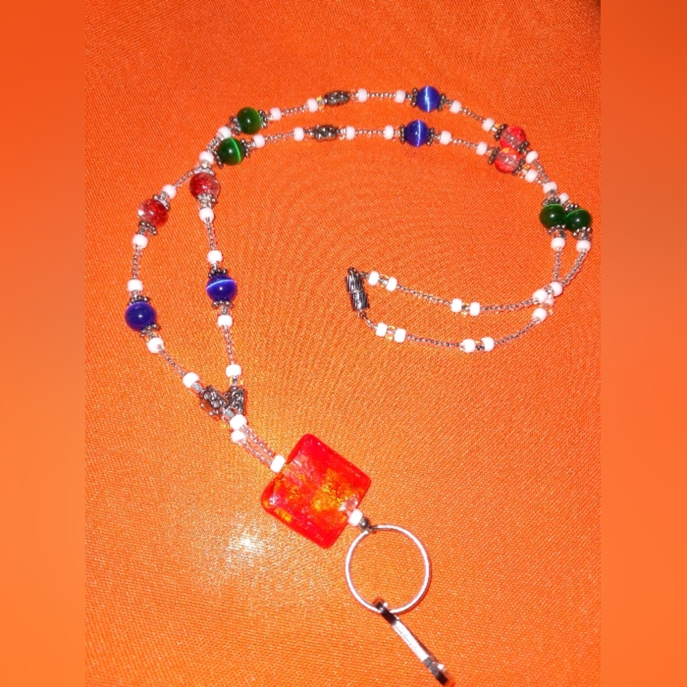 Glass Beaded Lanyard